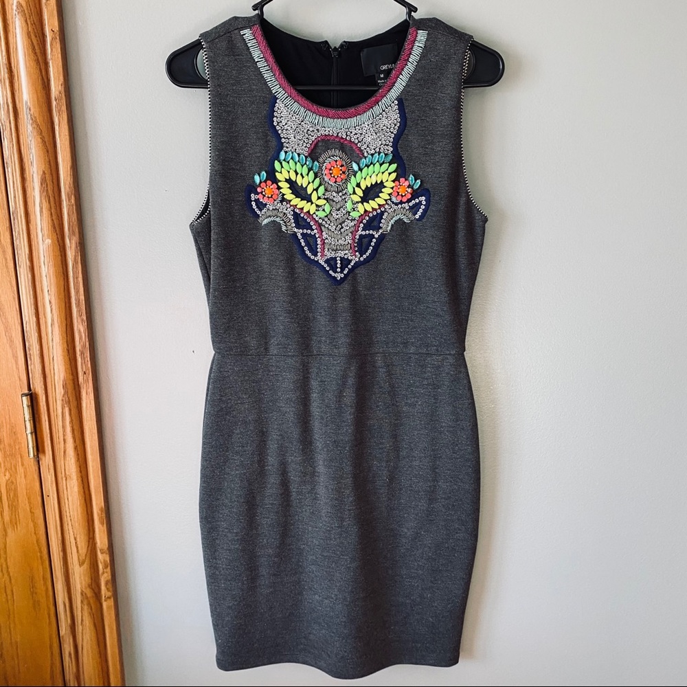 Greylin beaded embellished cocktail dress